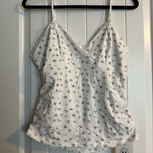 NWT Cider Floral White Camisole Top